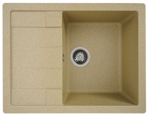 Chiuveta de bucătărie Elefant Premium Intenso , Bej 465x340 mm - Img 1