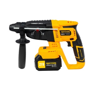 Ciocan rotopercutor cu acumulator, RRH21V ROTOR 21V/3Ah , 1800 rpm, 4450 bpm, - Img 2