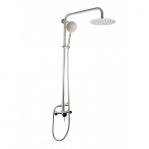 Coloana de dus Mixxus SAS-003-J, telescopica, 120 cm baterie si para, monocomanda, furtun flexibil - Img 1