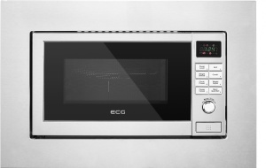 Cuptor cu microunde incorporabil ECG MTD 2081 VGSS, 20 litri, 1200 W, 5 niveluri de putere, 9 programe - Img 1