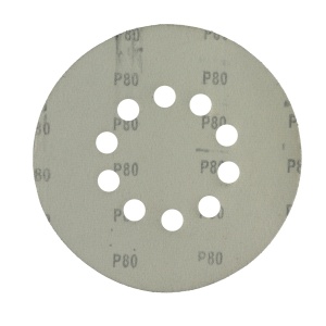 Disc abraziv pentru slefuitor cu excentric KD225.80 PROCRAFT (Set 10 buc) Diametru: 225 mm Granulatie: P80 - Img 3