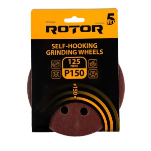 Disc abraziv pentru slefuitor cu excentric ROTOR 125 P150 set 5 - Img 3