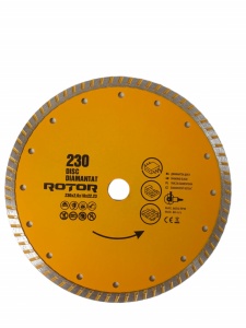 DISC DIAMANTAT 230x2.6x10x22.23 Turbo Rotor - Img 1
