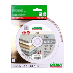Disc diamantat Distar Gres Ultra, 200 mm, 250 mm ceramica dura, granit, Ucraina Profesional - Img 4
