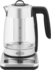 Fierbator electric cu infuzor pentru ceai ECG RK 1891 INFUSO, 1,8 L, 2200W, otel inoxidabil si sticla - Img 3