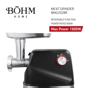 Masina de tocat carne electrica BÖHM BMG2028R, 1,8 Kg/min, 800-1800 W - Img 3