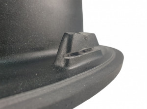 MIXXUS HB8310-G226 NEGRU, chiuveta ovala bucatarie granit - Img 2