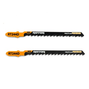 Panza fierastrau pendular pentru lemn, 100x75 mm Set 2 buc ROTOR RT244D - Img 2