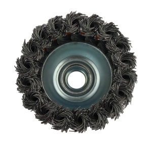 Perie de sarma tip cupa cu noduri rasucite ROTOR 75mm M14 - Img 2