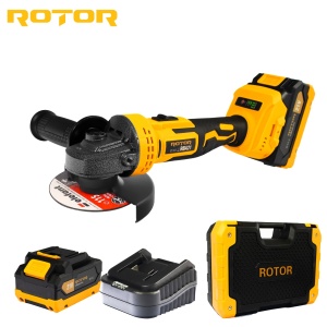 Polizor unghiular cu variator, ROTOR RBA21,8500 RPM, cu acumulator 21 V /3 Ah - Img 1