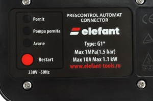 Prescontrol automat EWPC-1, 1.1KW, 1.5 bar, Elefant - Img 8