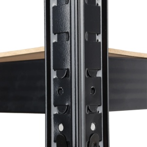 Raft Negru 70Wx30Dx150Hcm pentru depozitare din otel ROTOR - Img 3