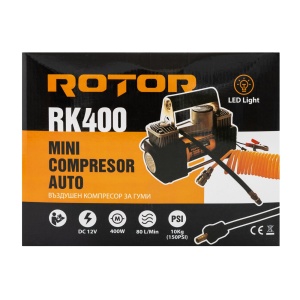 RK400 ROTOR Mini compresor auto 80L/MIN - Img 12