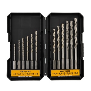 Set burghie metal, HEX, 12 piese ROTOR RBM12 - Img 3
