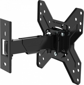 Suport TV de perete ECG LD 174202, 17"- 42" (43 - 106 cm), rotire 90°, inclinare 2°-15°, 25 kg, VESA - Img 3
