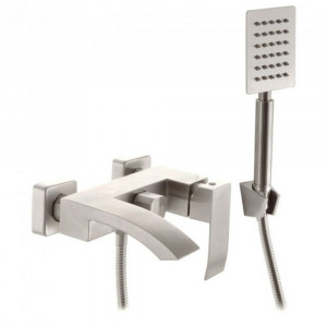 Baterie cada MIXXUS AMA-009 (EURO), culoare crom, alama, monocomanda - Img 1