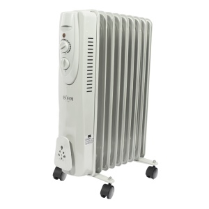 Calorifer electric cu ulei BOH-29 BÖHM, 8 elementi , 3 trepte de putere 800/1200/2000 W, termostat - Img 2