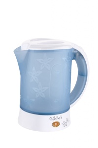 Cana electrica fierbator GALLET BOU518, 0,6 L, 650 W, alb cu albastru - Img 2