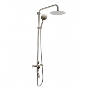 Coloana de dus Mixxus SUS-009-J, 120 cm baterie si para, monocomanda, furtun flexibil - Img 1