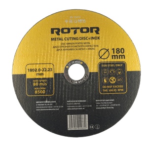 Disc abraziv pentru metal+inox ROTOR 180*2,0*22,23 - Img 1
