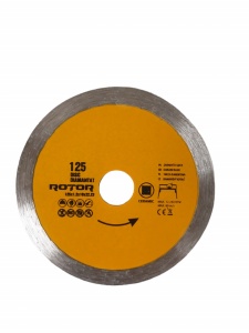 DISC DIAMANTAT 125x1.2x10x22.23 Continuu Rotor - Img 1