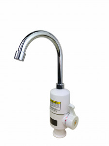 MIXXUS Electra 110-E robinet instant electric pentru apa, 3 kW din plastic si otel inoxidabil - Img 1