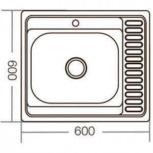 MIXXUS Z6060L-08-180E chiuveta bucatarie din inox - Img 4