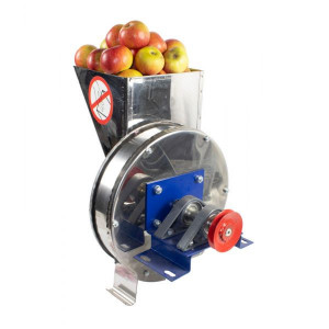 Razatoare fructe manuala, fulie atasare motor, Complet Inox Vinita, 200 kg/h - Img 2