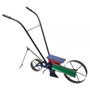 Semanatoare mecanica tip bicicleta Vinita, buncar seminte 2.5 L, 3 - 4 km/h - Img 1