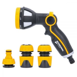 TM-SG8US TOUGH MASTER Spray Gun Set 8-pattern, metal, Single Turn - Img 6