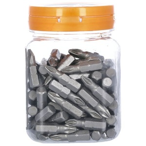 WC-BPZ25100 WELLCUT SCREWDRIVER BIT PZ2 100 PCS PZ2 25 MM - Img 2