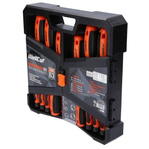WC-RSD63 WELLCUT RATCHET SCREWDRIVER RATCHET SCREWDRIVER SET 63 Pcs - Img 1