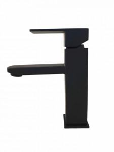 Baterie bucatarie MIXXUS KUB-001 BLACK din otel inoxidabil, Monocomanda, Racorduri incluse - Img 3