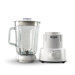 Blender 2 în 1 cu cupe din plastic și sticlă, 350 W , Material Fără BPA, BÖHM BM5010 - Img 7