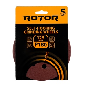 Disc abraziv pentru slefuitor cu excentric ROTOR 125 P180 set 5 - Img 3