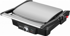 Grill electric ECG KG 100, 2000 W, 3 tipuri de gatire, deschidere 180º - Img 1