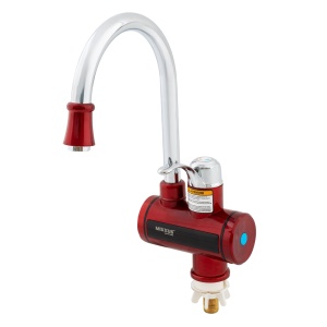 MIXXUS Electra 240-E Red robinet instant electric pentru apa, 3 kW din plastic si otel inoxidabil - Img 3