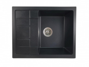 MIXXUS HB8210-G226 NEGRU, chiuveta bucatarie dreptunghiulara din granit - Img 1