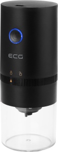Rasnita de cafea electrica portabila ECG KM 150 Minimo, incarcare USB, 3,7 volti, 13 W, 30 g, culoare neagra - Img 1