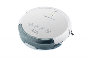 Robot aspirator cu mop ETA Aron 3512 90000, Wi-Fi, baterie Li-Ion 14.4 V, 300 ml, autoincarcare, navigare giroscopica, alb - Img 2