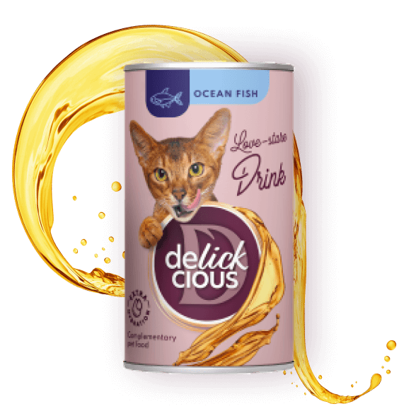 Delickcious Cat - Băutură cu Pește Oceanic - 140g