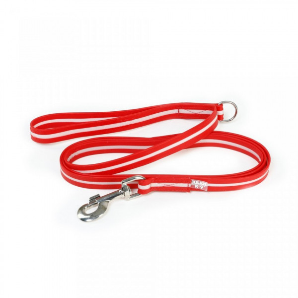 Lesa IDC fosforescenta cauciuc, cu maner si inel - 19mmx2m - Rosu