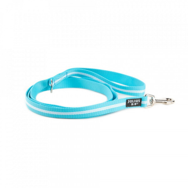 Lesa IDC nylon cu fire flourescente, cu maner - 25mmx1.2m - Aquamarine