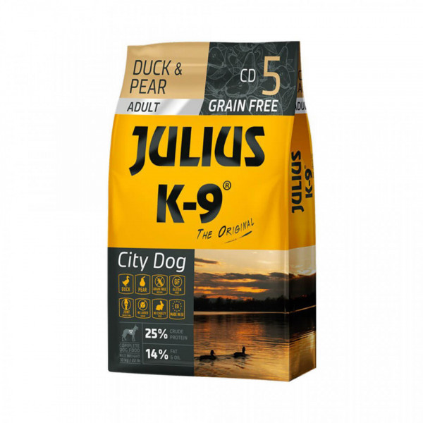 Julius K9 Adult City Dog - Hrana uscata super-premium - Rata si Pere - 10kg