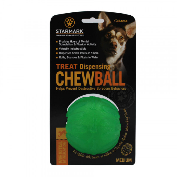 Minge distribuitoare Chew Ball Starmark - M - Verde