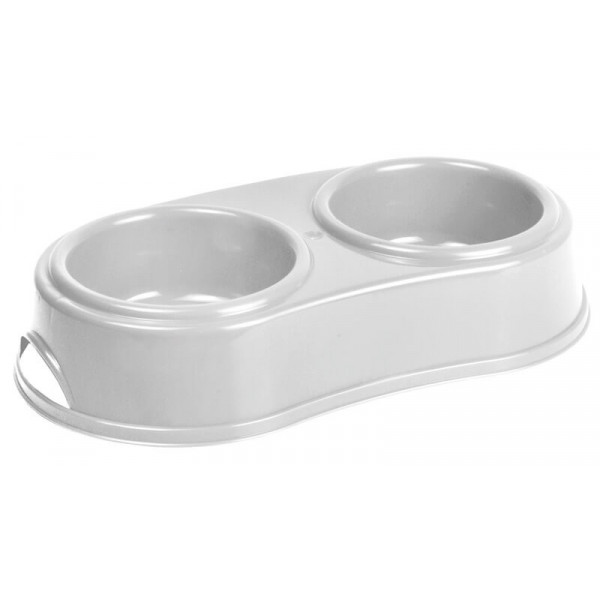 Castron plastic - dublu - 30 x17cm