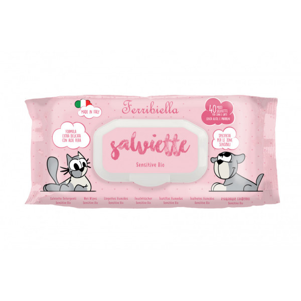 Servetele umede Ferribiella - Sensitive BIO - 40buc.