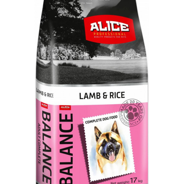 Alice Balance - Hrana uscata completa - Miel si Orez - 17kg