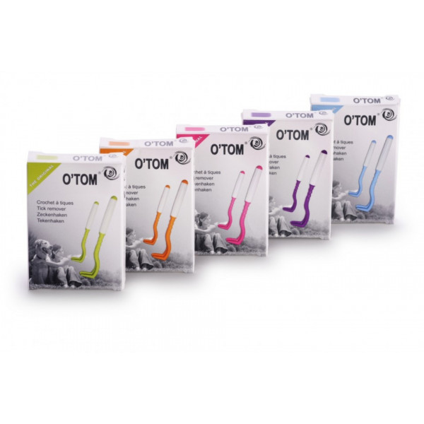 Croseta silicon extras capuse - O'Tom Tick Twister Silicon - set 2 buc.