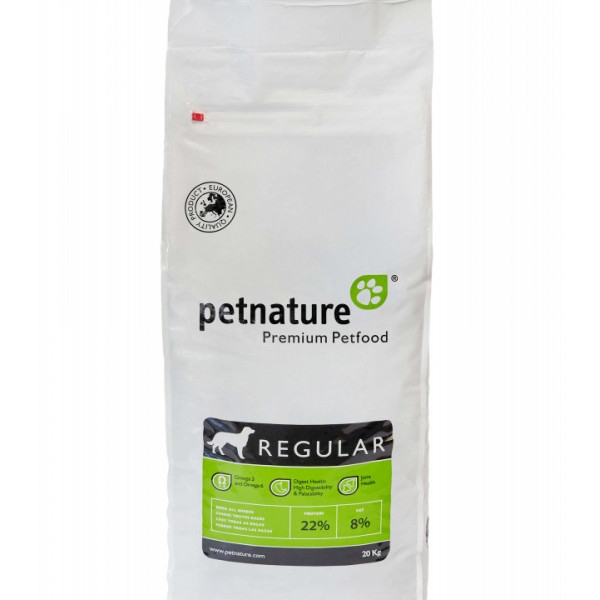 Petnature Regular - Hrana uscata premium - 20kg